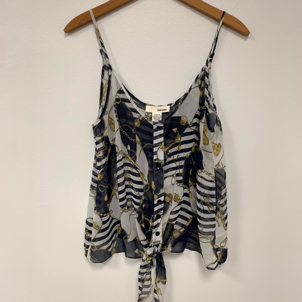 4/$19🔥 tie tank top/ camisole